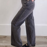 Meadow HW Reg Fit Jeans- Grey Vintage-Denim- Hometown Style HTS, women's in store and online boutique located in Ingersoll, Ontario