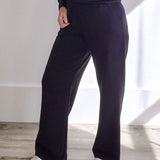 Annika Trousers - Deep Black-Pants- Hometown Style HTS, women's in store and online boutique located in Ingersoll, Ontario