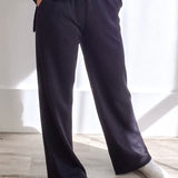 Annika Trousers - Deep Black-Pants- Hometown Style HTS, women's in store and online boutique located in Ingersoll, Ontario