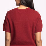 Abby Sweater - Wine-sweater- Hometown Style HTS, women's in store and online boutique located in Ingersoll, Ontario