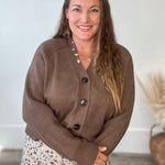 Monterey Sweater - Brown-Sweater- Hometown Style HTS, women's in store and online boutique located in Ingersoll, Ontario