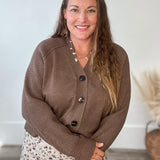 Monterey Sweater - Brown-Sweater- Hometown Style HTS, women's in store and online boutique located in Ingersoll, Ontario