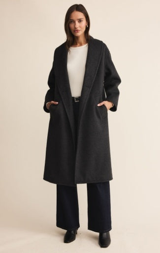 The Signature Coat - Charcoal-Coat & Jackets- Hometown Style HTS, women's in store and online boutique located in Ingersoll, Ontario