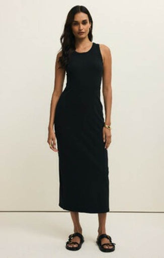 knee length dresses for ladies Plus Size Casual Midi Dress with Pockets