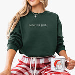 Better not pout - green-Casual Tops- Hometown Style HTS, women's in store and online boutique located in Ingersoll, Ontario