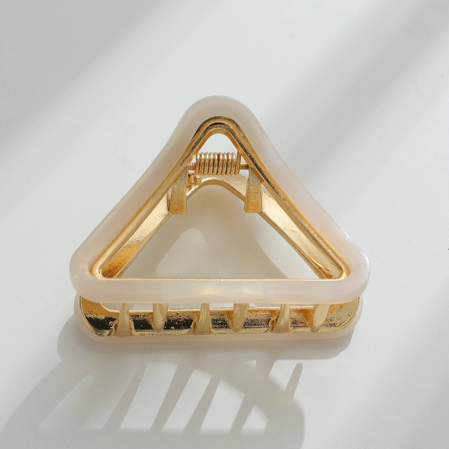 Small Classic Triangle Metal Claw Clip-hair accessories- Hometown Style HTS, women's in store and online boutique located in Ingersoll, Ontario