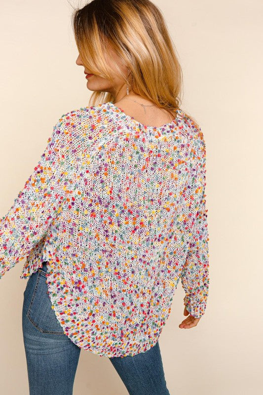 Popcorn Pullover - Ivory- Hometown Style HTS, women's in store and online boutique located in Ingersoll, Ontario