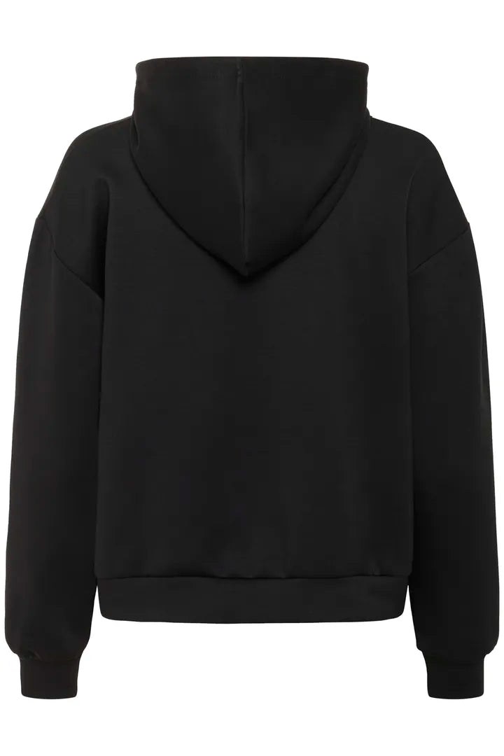 Annika Hooded Sweatshirt - Deep Black-Casual Tops- Hometown Style HTS, women's in store and online boutique located in Ingersoll, Ontario