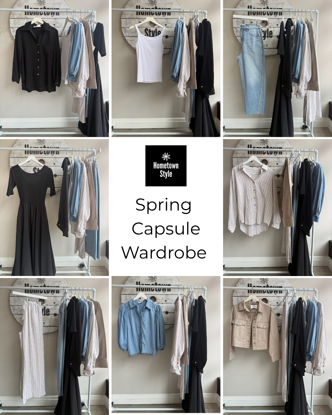 Spring Made Simple: Your 8-Piece Essential Capsule Wardrobe