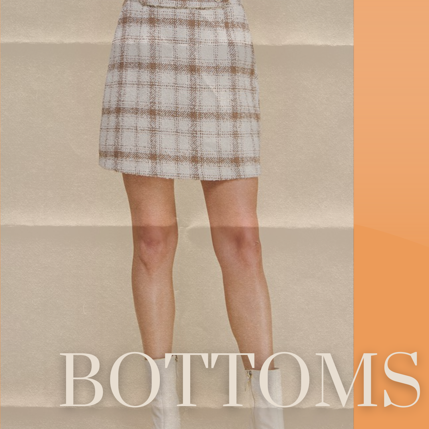 Shop Our Bottoms Collection with Hometown Style | A women's fashion boutique located in Ingersoll, Ontario - Featured is a Women in a loose wide leg printed pants with elastic band waist for fall