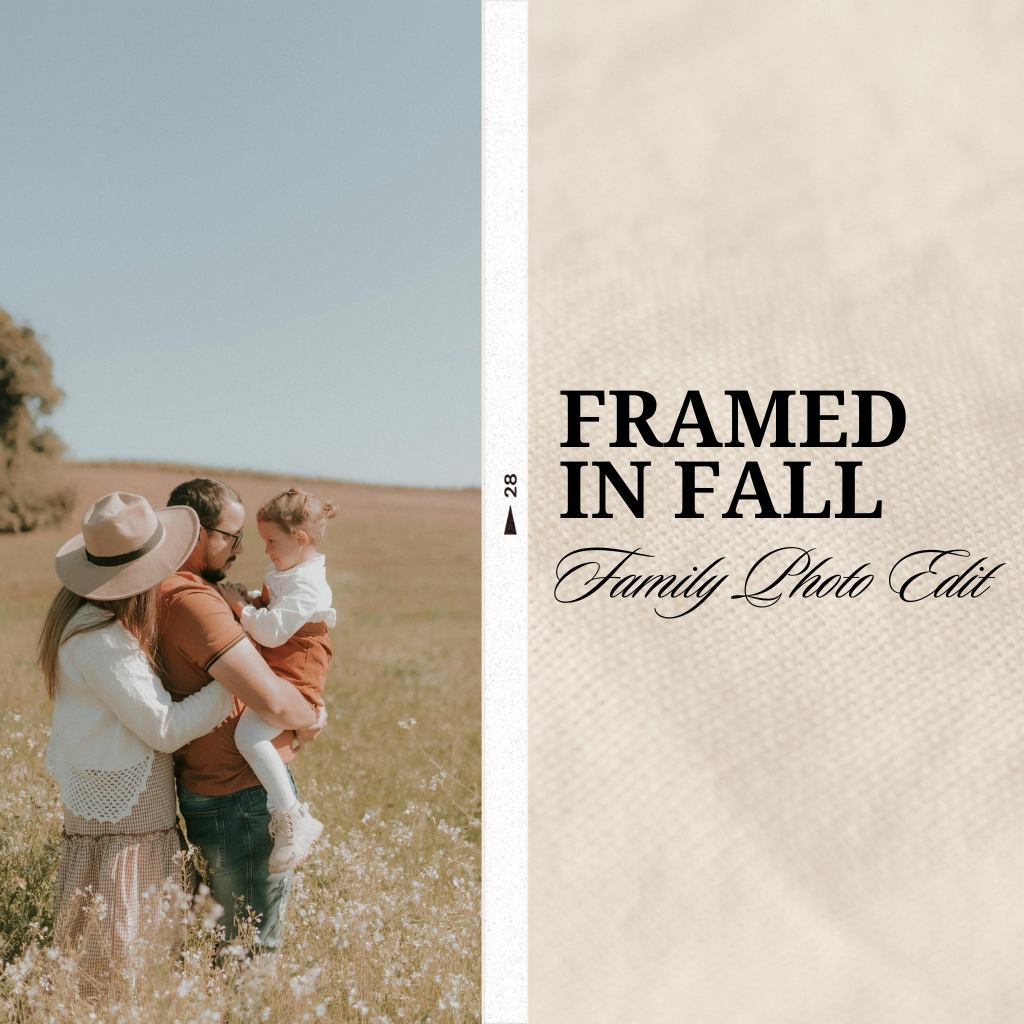 Framed In Fall - The Family Photo Edit