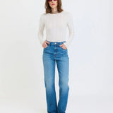 SUNDAZE - HIGH RISE VINTAGE STRAIGHT-Cloudline-Denim- Hometown Style HTS, women's in store and online boutique located in Ingersoll, Ontario