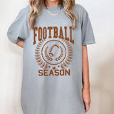 Football Season - Grey-graphic tee- Hometown Style HTS, women's in store and online boutique located in Ingersoll, Ontario
