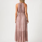 Halter Maxi Dress - Rose Water-dresses- Hometown Style HTS, women's in store and online boutique located in Ingersoll, Ontario