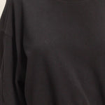 Ribbed Casual Pullover - Black-Casual Tops- Hometown Style HTS, women's in store and online boutique located in Ingersoll, Ontario