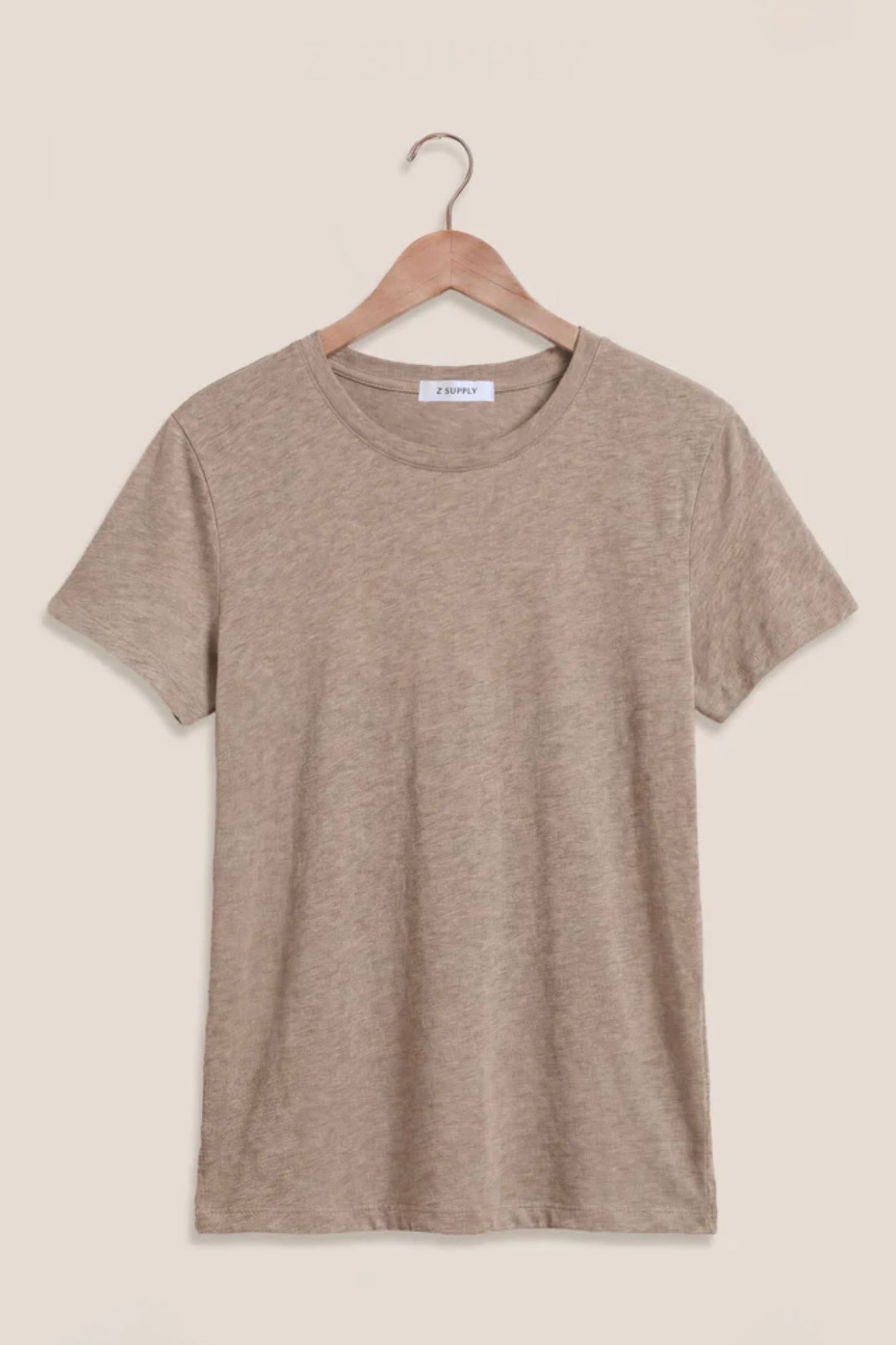 FOUNDATION SLUB TEE - Heather Ash-Casual Tops- Hometown Style HTS, women's in store and online boutique located in Ingersoll, Ontario