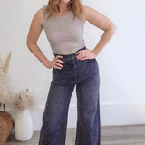 High Rise 90's Wide Pants-denim- Hometown Style HTS, women's in store and online boutique located in Ingersoll, Ontario