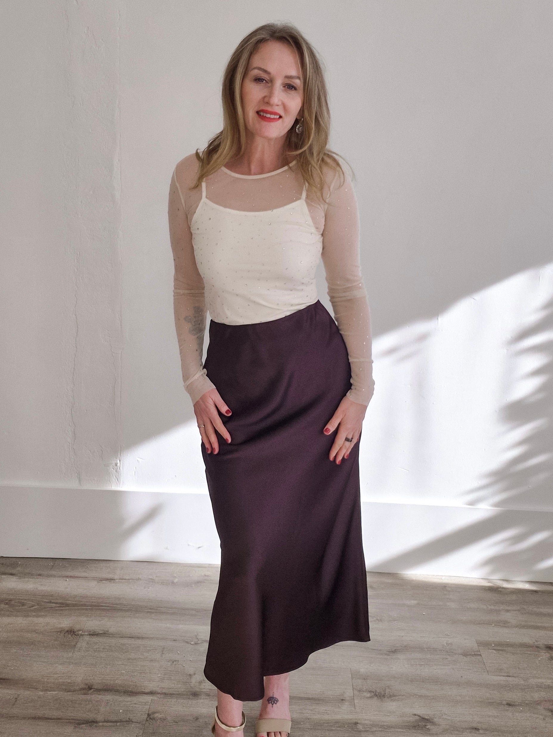 Stinna Long Sleeve - Turtledove-blouse- Hometown Style HTS, women's in store and online boutique located in Ingersoll, Ontario