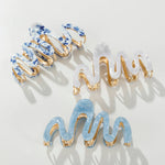 Large Squiggle Metal Claw Clip-hair accessories- Hometown Style HTS, women's in store and online boutique located in Ingersoll, Ontario