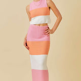 Colour Block Skirt-Skirt- Hometown Style HTS, women's in store and online boutique located in Ingersoll, Ontario