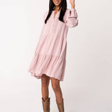 Vintage Babydoll Mini Dress - Rose-dress- Hometown Style HTS, women's in store and online boutique located in Ingersoll, Ontario