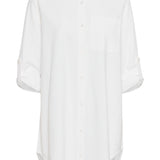 Naya Shirt Tunic - Chalk-Blouses- Hometown Style HTS, women's in store and online boutique located in Ingersoll, Ontario