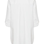 Naya Shirt Tunic - Chalk-Blouses- Hometown Style HTS, women's in store and online boutique located in Ingersoll, Ontario