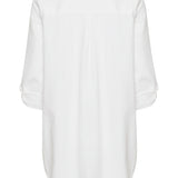 Naya Shirt Tunic - Chalk-Blouses- Hometown Style HTS, women's in store and online boutique located in Ingersoll, Ontario
