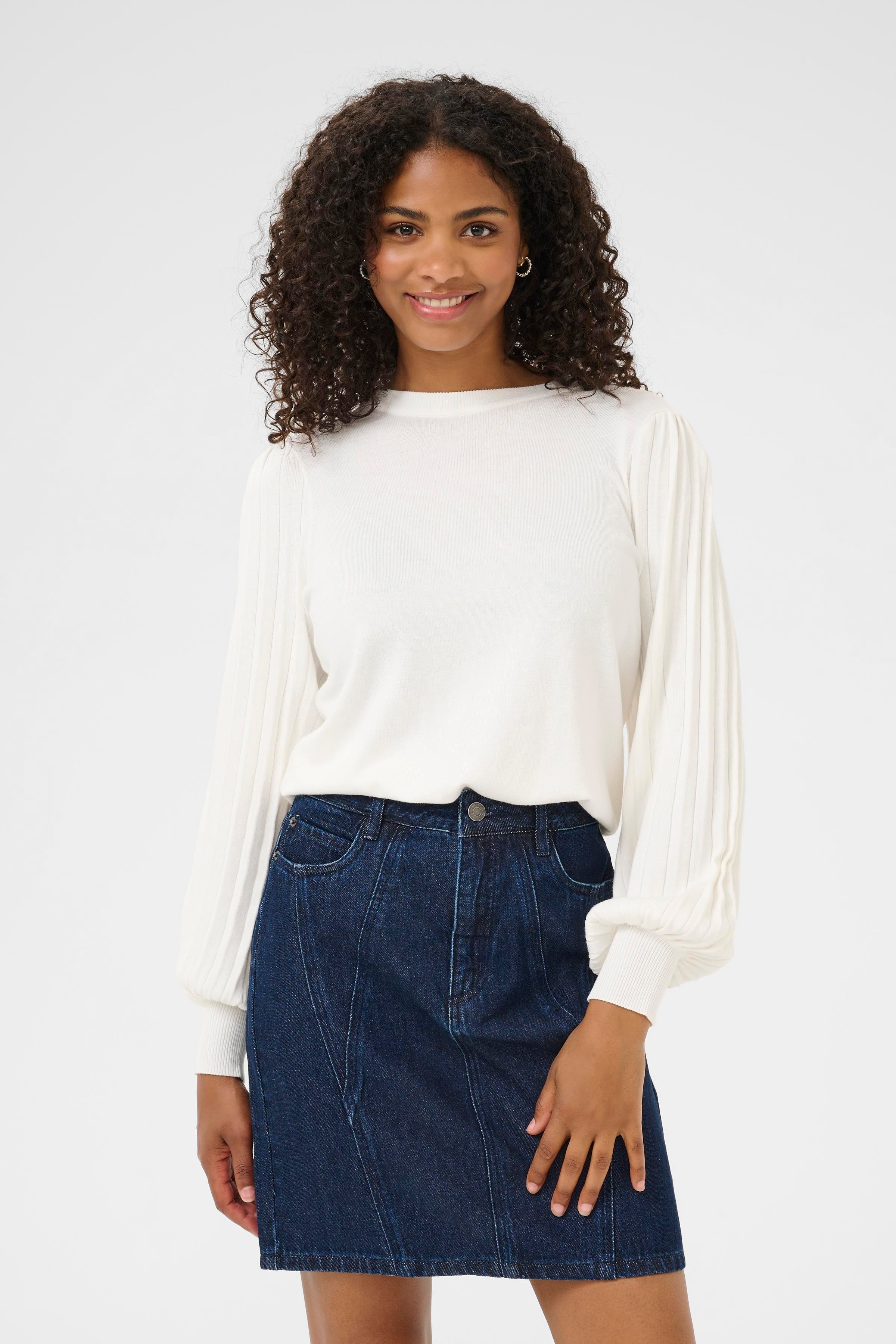 Lone Knit Pullover - Chalk-Sweater- Hometown Style HTS, women's in store and online boutique located in Ingersoll, Ontario