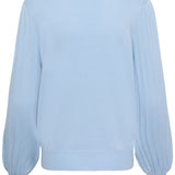 Lone Knit Pullover - Powder Blue-Sweater- Hometown Style HTS, women's in store and online boutique located in Ingersoll, Ontario