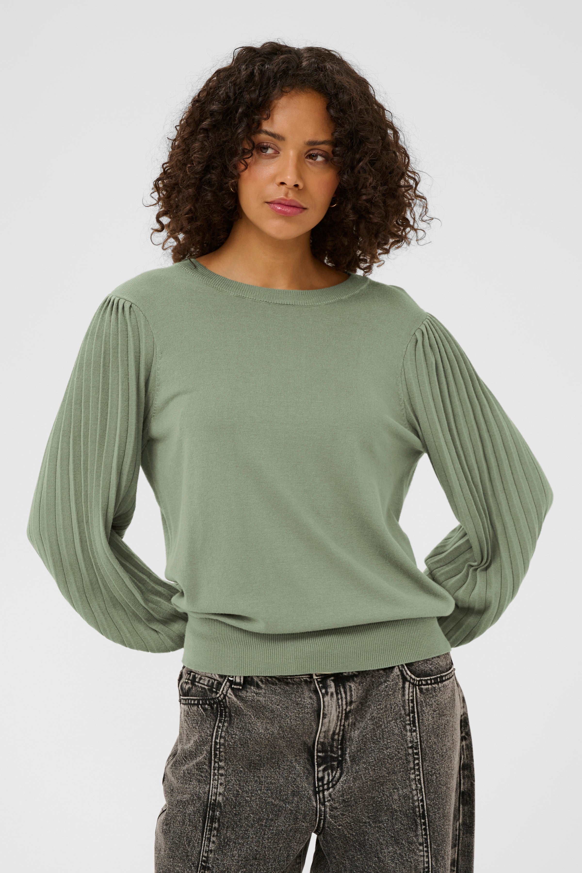 Lone Knit Pullover - Sea Spray-Sweater- Hometown Style HTS, women's in store and online boutique located in Ingersoll, Ontario