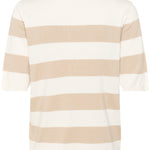 Lizza Striped Knit - Chalk-Casual Tops- Hometown Style HTS, women's in store and online boutique located in Ingersoll, Ontario