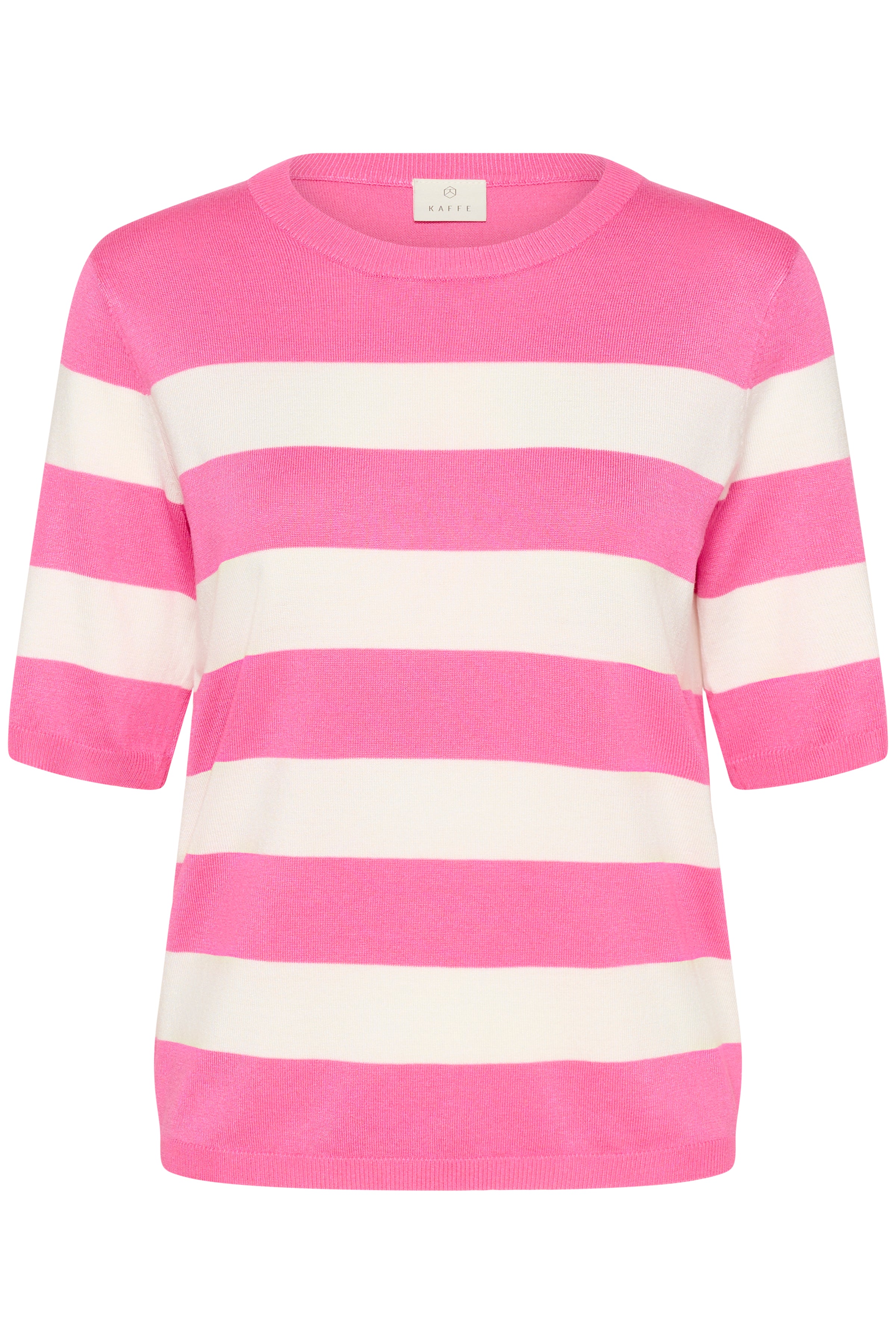 Lizza Striped Knit - Pink-Casual Tops- Hometown Style HTS, women's in store and online boutique located in Ingersoll, Ontario