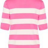 Lizza Striped Knit - Pink-Casual Tops- Hometown Style HTS, women's in store and online boutique located in Ingersoll, Ontario