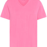 Frida V-Neck T-shirt -Pink Power-tee- Hometown Style HTS, women's in store and online boutique located in Ingersoll, Ontario