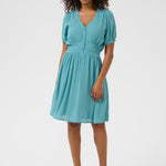 KAronna Dress - Teal-Casual Dresses- Hometown Style HTS, women's in store and online boutique located in Ingersoll, Ontario