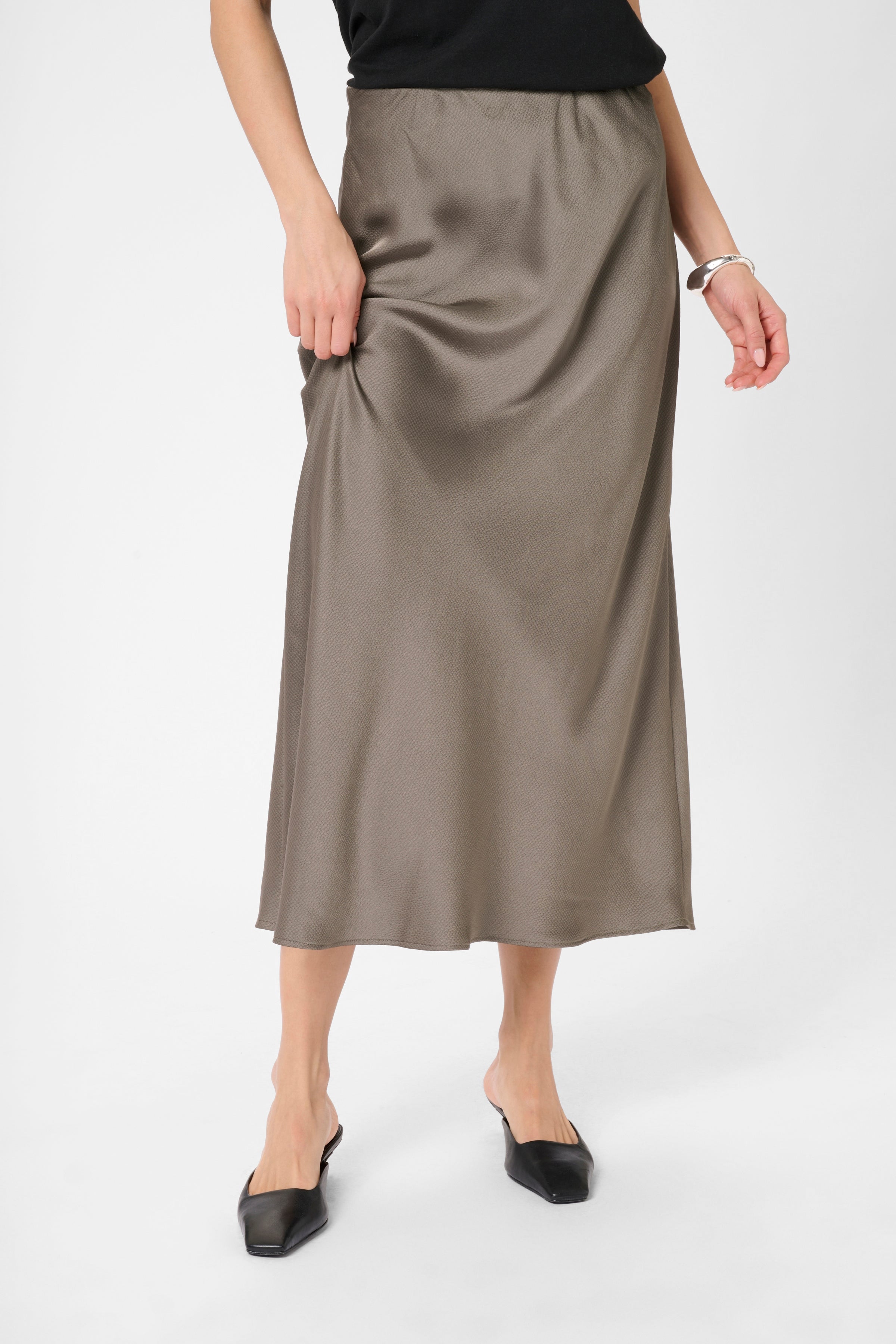 Lotte Skirt - Morel-skirt- Hometown Style HTS, women's in store and online boutique located in Ingersoll, Ontario