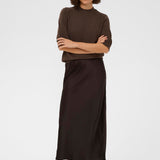 KAlotte Skirt - Coffee Bean-Bottoms- Hometown Style HTS, women's in store and online boutique located in Ingersoll, Ontario