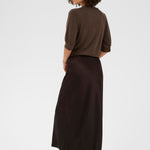 KAlotte Skirt - Coffee Bean-Bottoms- Hometown Style HTS, women's in store and online boutique located in Ingersoll, Ontario