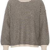 Ellery Knit Pullover - Feather Grey/Black-Sweaters and Cardigans- Hometown Style HTS, women's in store and online boutique located in Ingersoll, Ontario