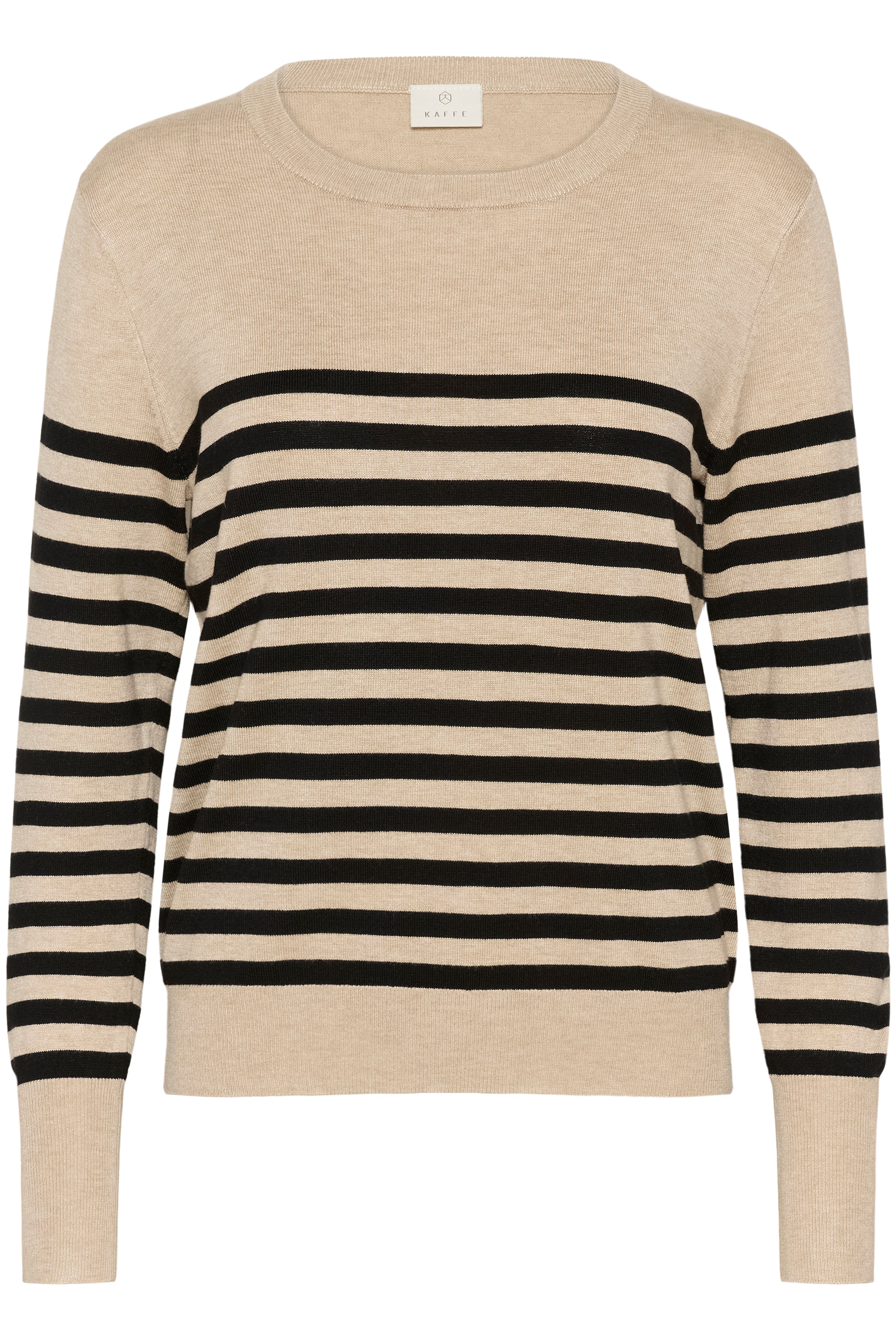 Lizza Striped Sweater -Mocha-Sweater- Hometown Style HTS, women's in store and online boutique located in Ingersoll, Ontario