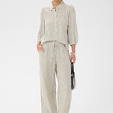 KAmilia Cropped Wide Pants - Chalk Stripe-Bottoms- Hometown Style HTS, women's in store and online boutique located in Ingersoll, Ontario