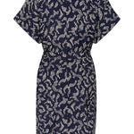 Barton Shirt Dress - Navy-Dress- Hometown Style HTS, women's in store and online boutique located in Ingersoll, Ontario