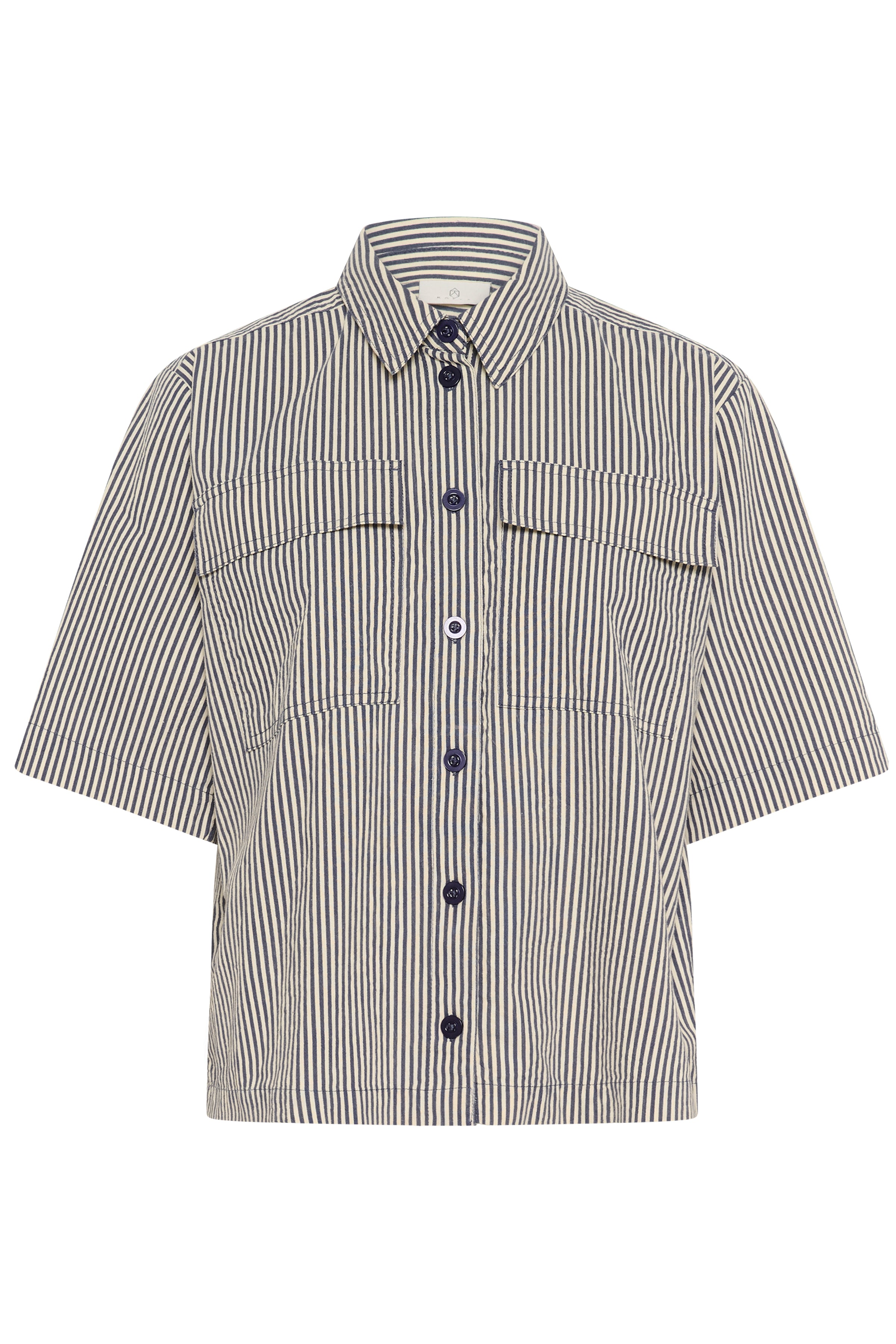 Naya striped shirt-Casual Tops- Hometown Style HTS, women's in store and online boutique located in Ingersoll, Ontario