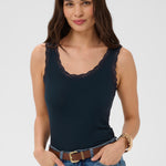 KAomi Top - Deep Black-Casual Tops- Hometown Style HTS, women's in store and online boutique located in Ingersoll, Ontario