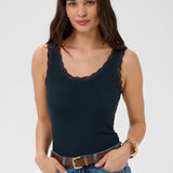 KAomi Top - Deep Black-Casual Tops- Hometown Style HTS, women's in store and online boutique located in Ingersoll, Ontario