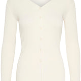 KAindira Knit Cardigan - Chalk-Sweaters and Cardigans- Hometown Style HTS, women's in store and online boutique located in Ingersoll, Ontario
