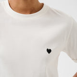 KAheart T-Shirt - Chalk-Casual Tops- Hometown Style HTS, women's in store and online boutique located in Ingersoll, Ontario