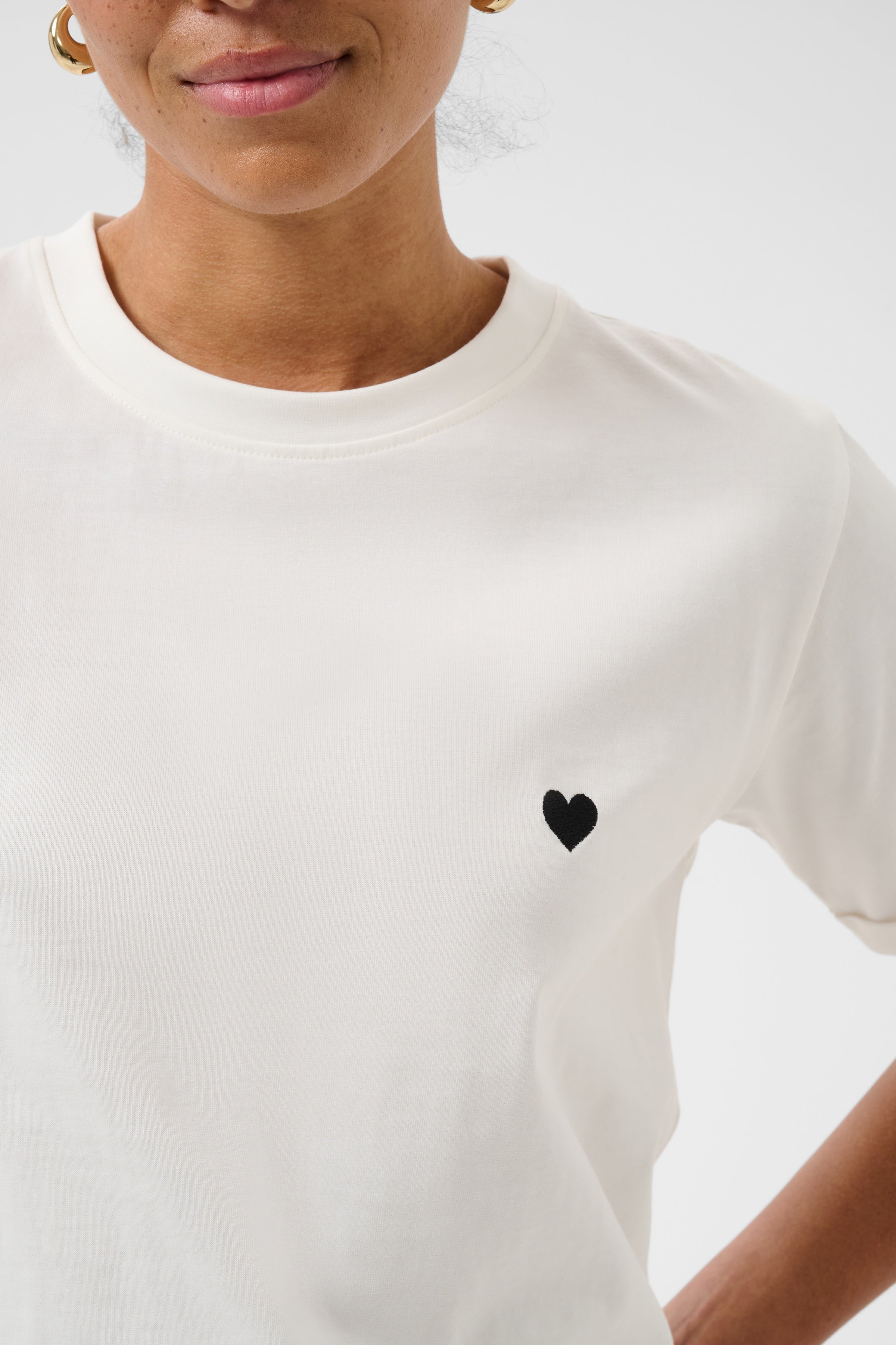 KAheart T-Shirt - Chalk-Casual Tops- Hometown Style HTS, women's in store and online boutique located in Ingersoll, Ontario