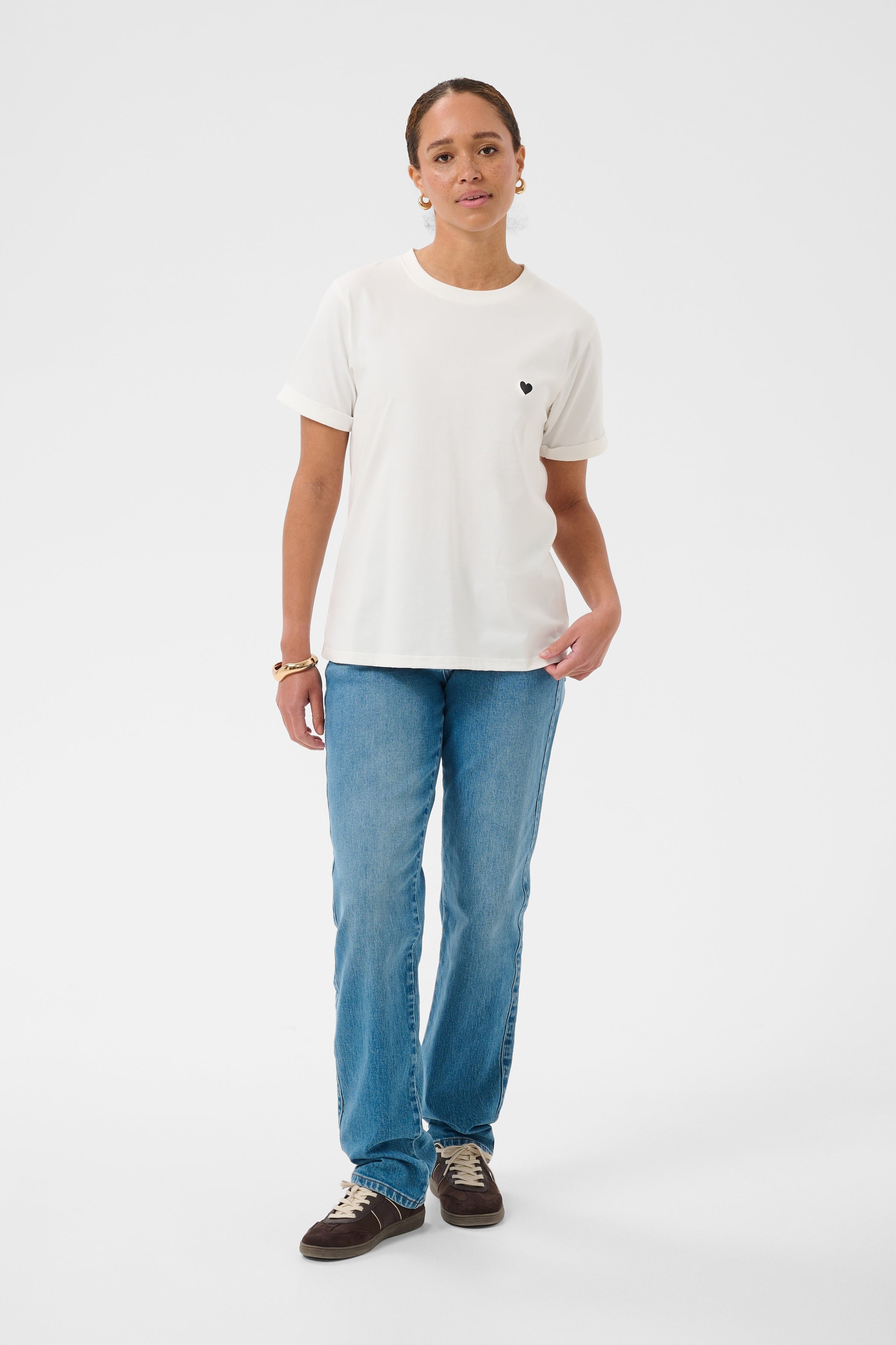 KAheart T-Shirt - Chalk-Casual Tops- Hometown Style HTS, women's in store and online boutique located in Ingersoll, Ontario